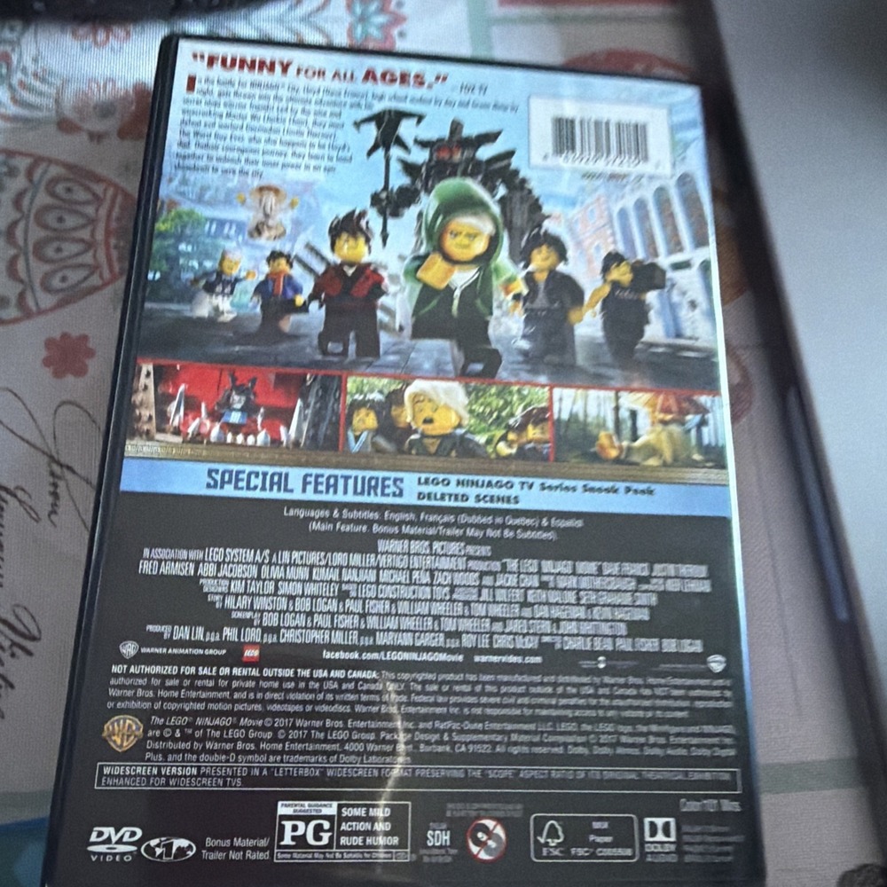 lot 5 blu-ray DVD WB animation wholesale lot Jumanji, The Lego‎ Movies + More - Picture 7 of 12